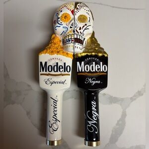 Modelo Especial and Negra Beer Tap Handles